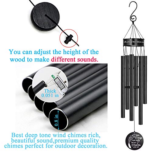 Memorial Wind Chimes For Loss Of Loved One Sympathy Gifts Loss Of Mother Father Wife Husband Daughter Large Angel Windchimes Garden Patio Home Déco Your Wings Were Ready But My Heart Was Not #TOP3