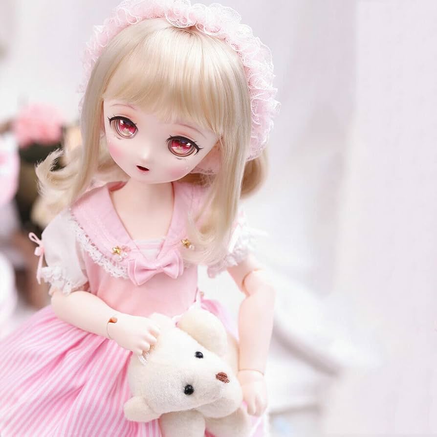 Amazon | Meeler BJDドール 1/4 球体関節人形 女の子 39.5cm