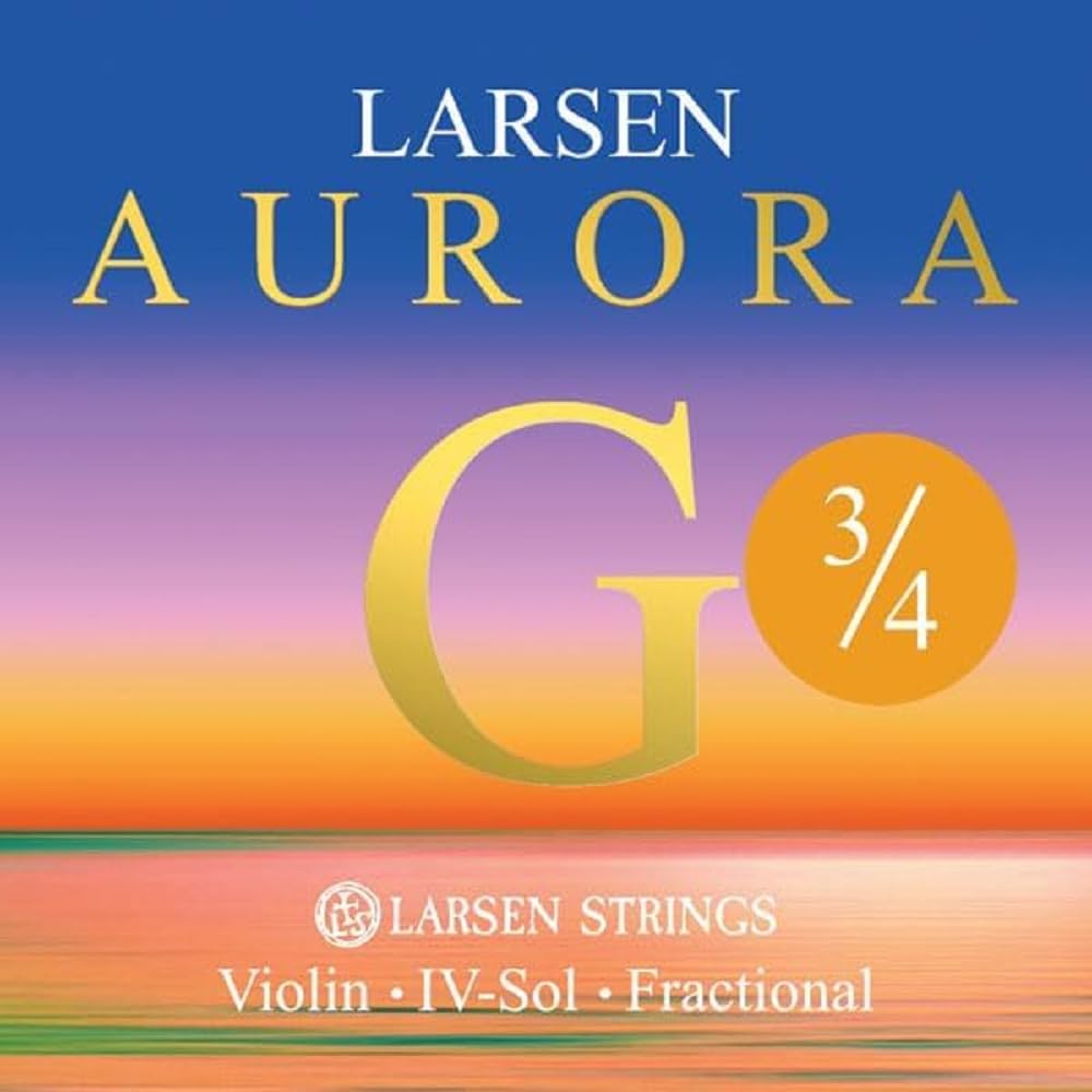 LARSEN STRINGS Aurora Violin Strings G 3/4 Medium