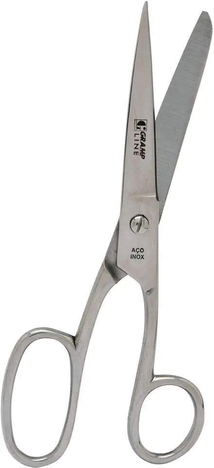 Tesoura Costura Aco Profissional 17, 8cm G8070a - 01 Unidade Gramp Line, Multicor