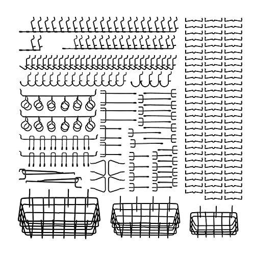 Yaootely 211 StüCk Steckbrett Sortiment mit 3 KöRben Organisation...