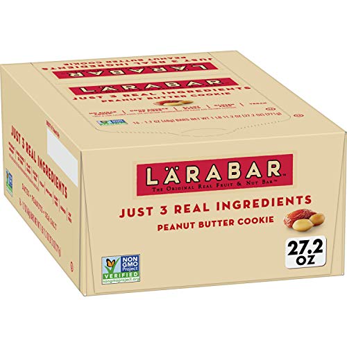 Larabar Gluten Free Bar, Peanut Butter Cookie, Dairy Free, 16 ct, 27.2 oz
