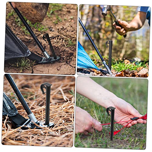 Estacas de camping duraderas Abaodam de plástico resistente para sujetar toldos y tiendas 4