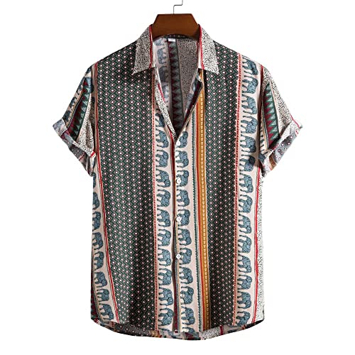 Chemise hawaïenne à séchage rapide pour homme actif adepte du style bohème