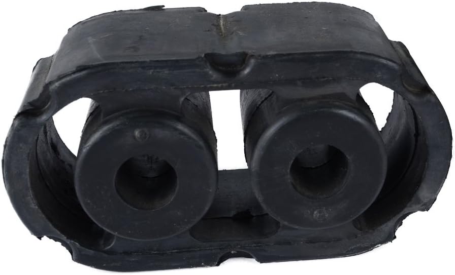 Exhaust Insulator in Black Rubber Compatible with Wrangler TJ, Liberty KJ, and Grand Cherokee WG