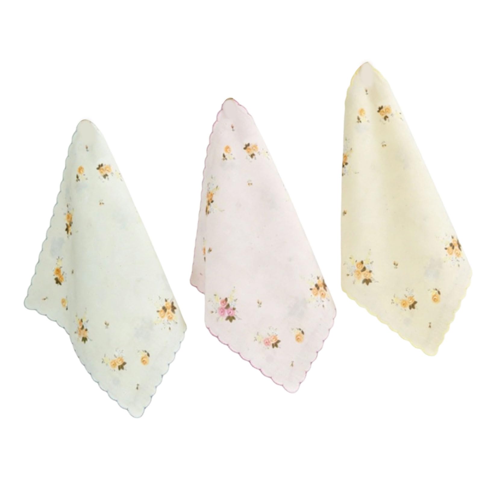 Buxuaaaa All Cotton Handkerchief for Delicate Skin Gentle Quick Drying Feature Easy to Use Absorbent Cotton Towel