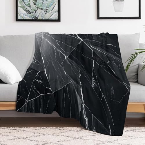 Couverture flanelle lit et canapé marbre 168x229 cm - 6