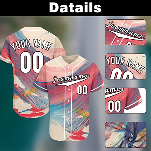Camiseta personalizada de béisbol para hombres, mujeres y niños miniatura 7