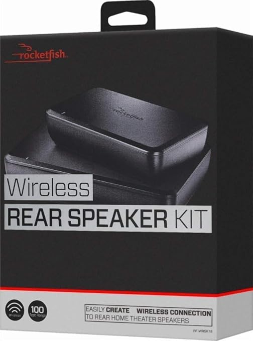 Rocketfish Wireless Home Theater Rear Speaker Kit Model RFWRSK18