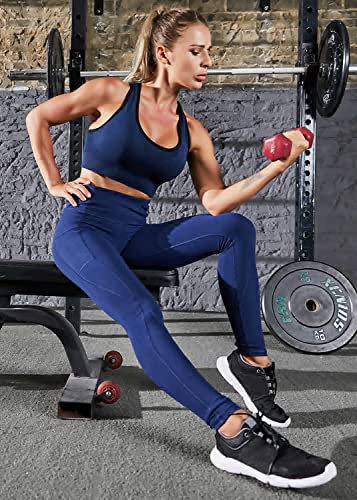 Image of Heathyoga Yoga Pants with Pockets Extra Soft Leggings with Pockets for Women Non See-Through High Waist Workout Leggings