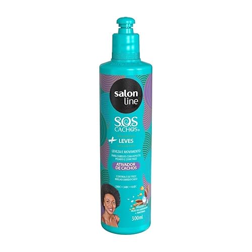 Miniatura 2 de Linha Tratamento (SOS Cachos) Salon Line - Ativador De Cachos Leve 10.1 fl oz - Colección de tratamiento de línea de salón (SOS rizos) - Activador