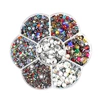 3000 Strass Hotfix Neri Per Fai Da Te - 7 Misure Da 2mm A 6.6mm | Per Abbigliamento, Scarpe, Accessori - Foto 8