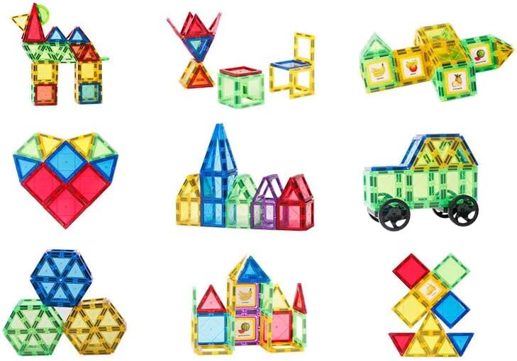 Magplayer 60-Piece Magnetic Tiles for Kids – STEM Learning Toy - Image 6
