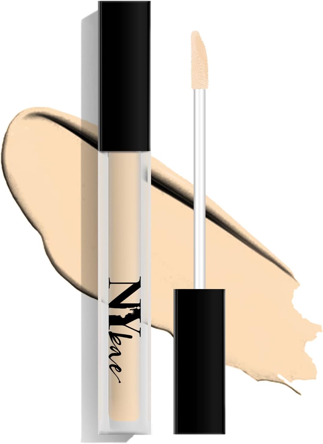 NY Bae Conceal & Conquer Liquid Concealer - Fair 01 (4 ml) | Lightweight Natural Coverage Creaseless Finish For Dark Circles, Pigmentation & Blemishes | Long Lasting, Quick Drying & Water Resistant