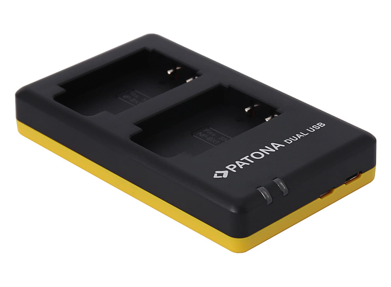 PATONA Cargador Doble con 2X Batería NP-BX1 reemplazo para Sony NPBX1 BX1 baterías Compatible con Sony DSC-RX1R DSC-HX50 DSC-HX60 DSC-HX300 DSC-WX500 DSC-RX100 II III IV V