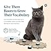 FluentPet HexTiles - Beiges & Grays 6-Pack | Talking Dog and Cat Button Mat Set | Each Mat Holds Up to 6 Buttons | Soft, Durable, and Non-Slip | Gift for Pet Lovers | Buttons Sold Separately