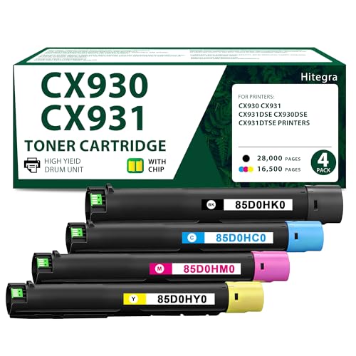 Cartouche de toner CX931 CX930 haute fidélité pour Lexmark 85D0HC0 85D0HM0