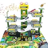 ascensor para coches medidas 🦖Decoración Dormitorio Dinosaurio--Los dinosaurios juguetes ensamblados mide 61 cm x 51 cm x 48 cm. Su tamaño compacto hace que sea fácil de guardar en un dormitorio o habitación. Este es un garaje coches juguete para niños de 3 4 5 6 7 8 años.
