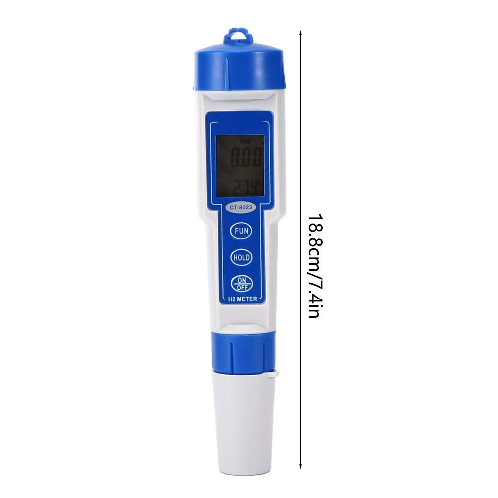 Tester jakości wody, miernik H2 HydrogenRich do testowania źródeł wody hydroponika akwariowa z dokładniejszymi obliczeniami