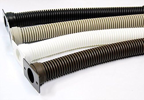 Amazon カーポート 雨どい部品 雨樋 丸ジャバラ 部品セット 修理部品セット 42f 長さ500mm ブラック カーポート 車庫アクセサリ