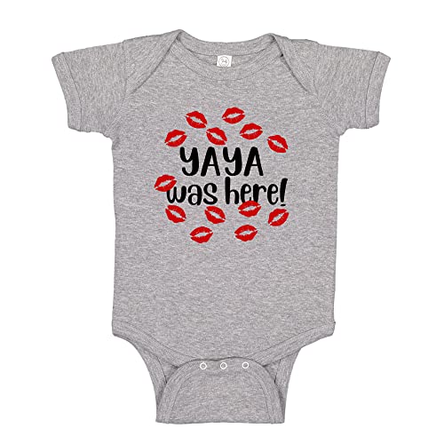 Yaya was Here Baby Bodysuit One Piece Or Toddler T-Shirt Cute Yaya Grandma Gift