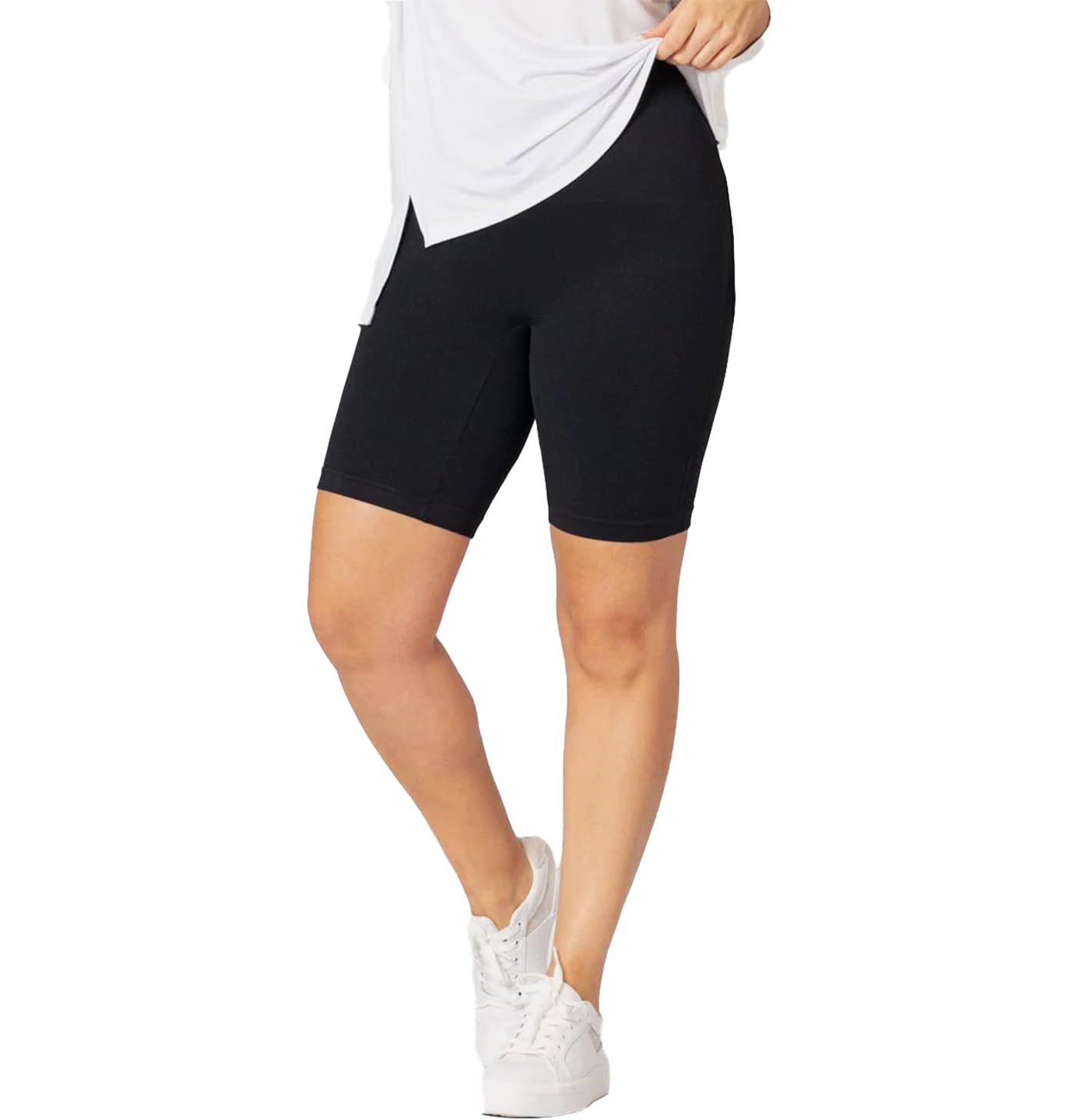 Shorts for Womens Black Nylon Inner Tights Half Running Yoga Cycling Casual Sports Swimming Short Girl Adults-image-25