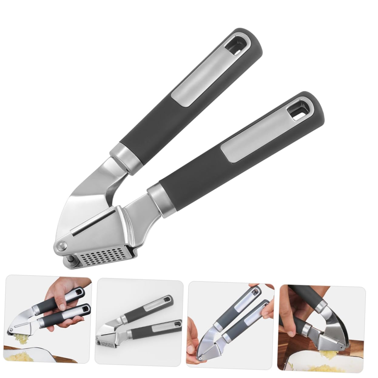 Cabilock 5stücke Knoblauchpresse Ergonomischer Knoblauchzerkleinerer Für Einfache Anwendung Manuelle Handhabung Leicht Zu Reinigen Für Küche
