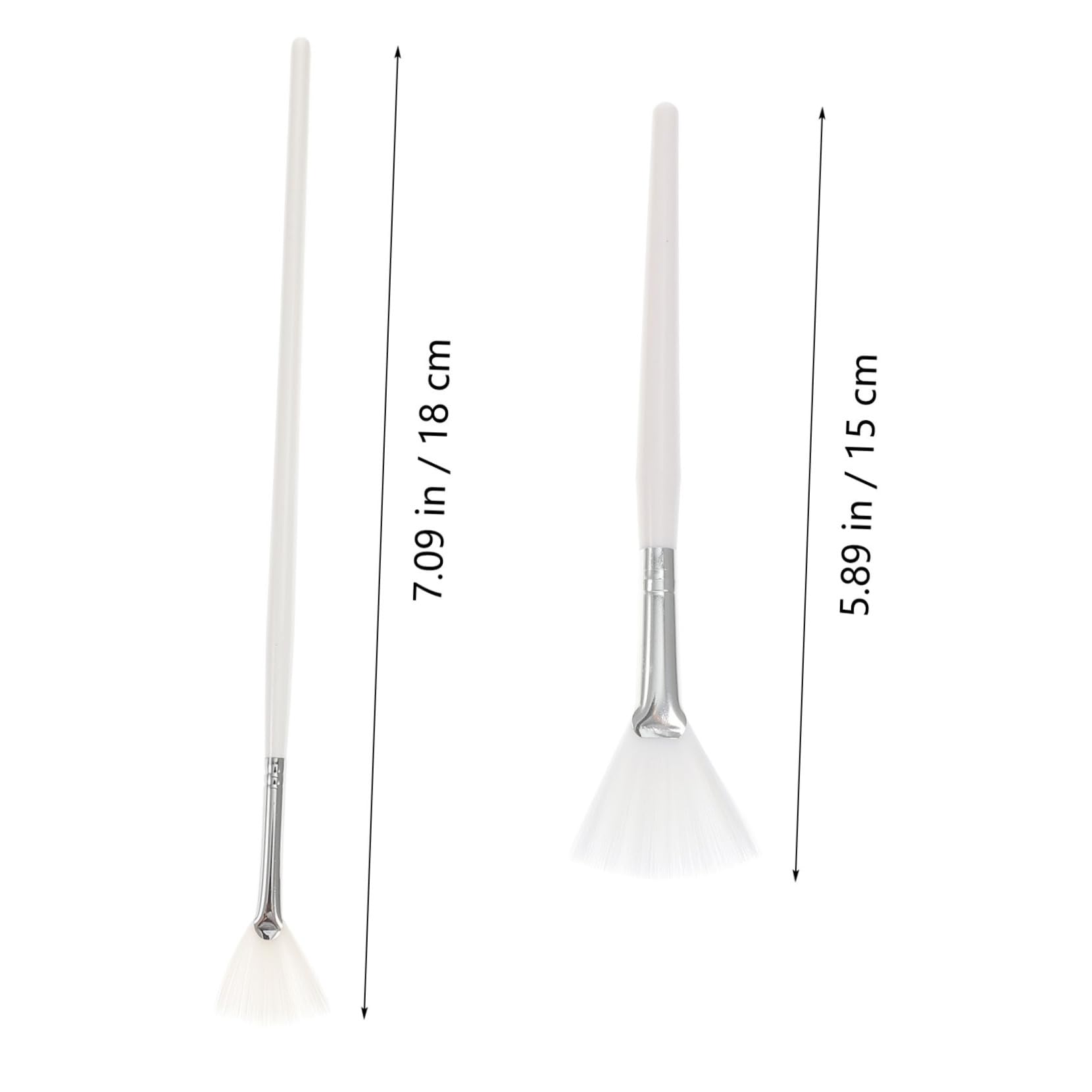 BIUDECO 2-piece Gentle Mask Brush for Facial Soft Tool for Beauty Skin Care Application
