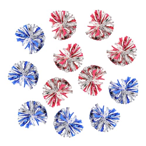 GALPADA Aerobics Flower Ball Cheerleading Props Decorative Pom Poms Sports Events Dance Party Props