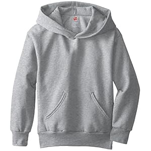 Hanes Boys Eco Smart Pullover Hoodie, Light Steel, X-Large