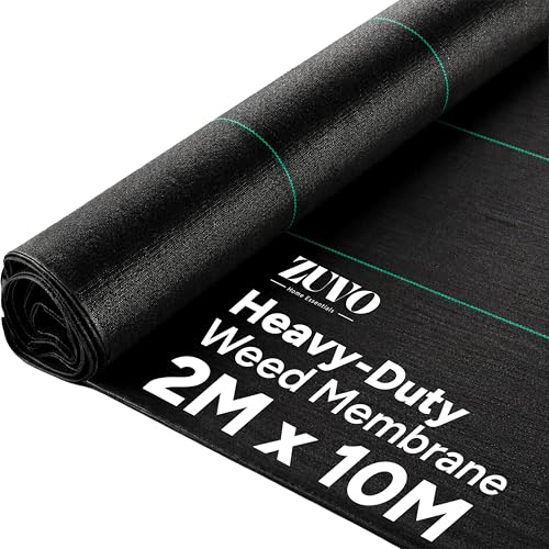 Zuvo Weed Membrane 2m x 10m Heavy Duty 110 GSM Weed Control Fabric