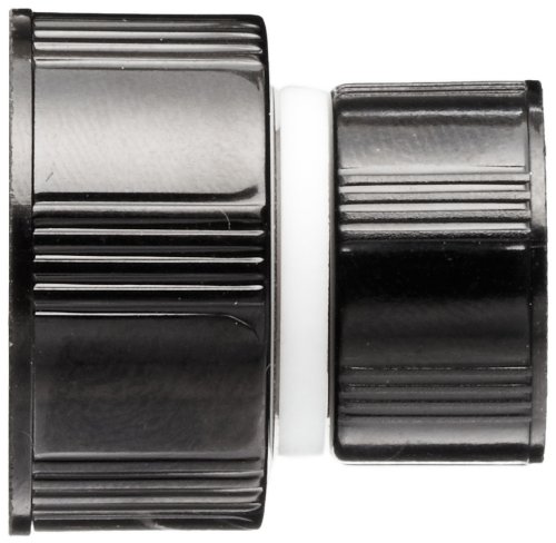 Chemglass CG-1318-21 Polypropylene Double Threaded Rotary Evaporator Connector, For 15-425 Vials