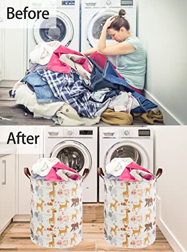 Essme Baby Laundry Basket,Kids Laundry Hamper For Baby Room Decor,Nursery Hamper, Animal Basket,Gift Baskets,Home Organizer(Animals) #TOP3