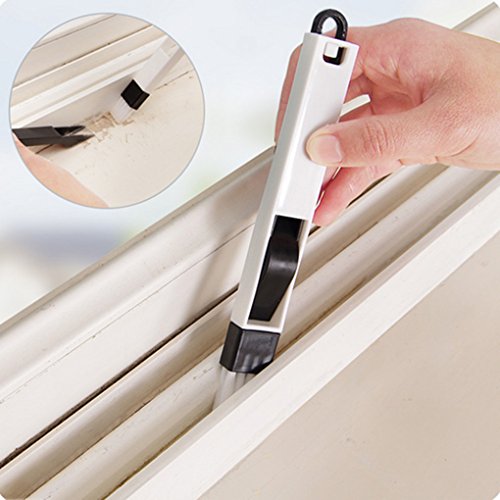 Preisvergleich Produktbild GOTTING 2 In1 Fenster Nut Reinigungsbürste Cranny Tastatur Home Küche Klapp Pinsel Reinigungswerkzeug