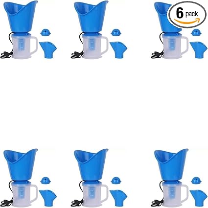 Essential Products 3 in 1 vaporizer and inhealer pack of 6,Asthma infection machine,portable steam vapourizer for cold and cough,stem for kids and adults,vaporizer pack of 5