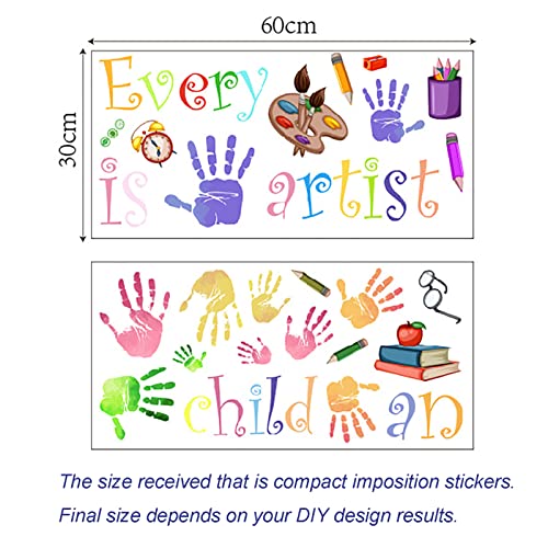 Vinilo decorativo Every Child is an Artist 30x60 cm miniatura 2