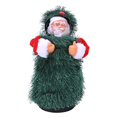 Fournyaa Elektrische dansende muziek kerstboom pop, kerstpop, kerstdecoratie, decoratief voor kerst Desktop Ornament… - Afbeelding 3