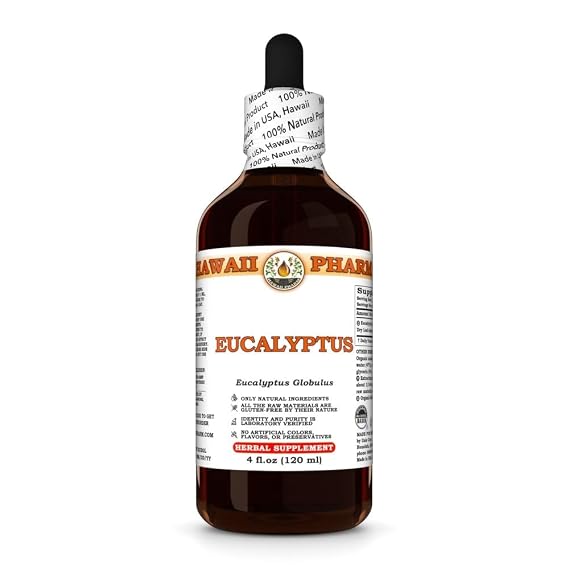 Hawaii Pharm Eucalyptus Leaf Liquid Extract, 4 fl oz, 2-Pack