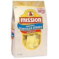 Mission Original Tortilla Strips, White Corn Chips, 230g