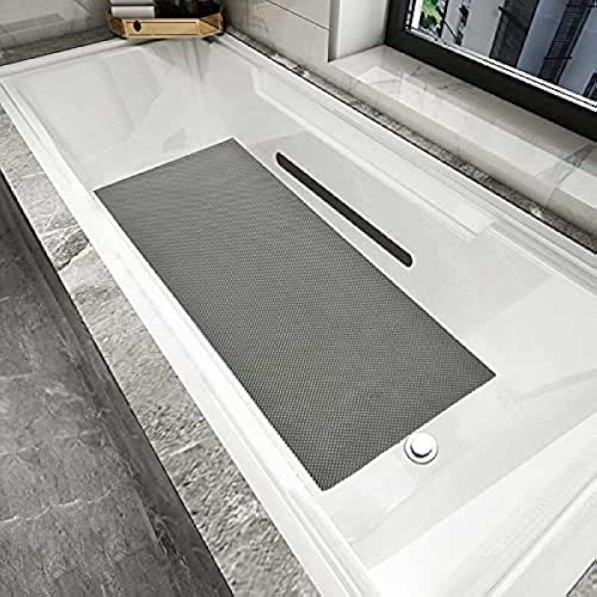 zuck India Anti Skid & Multipurpose Rectangular Bathroom Mat