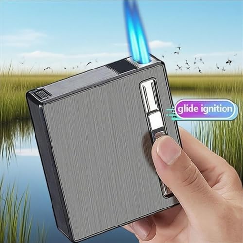 Encendedor Jet Torch con Estuche para 20 Cigarrillos miniatura 2