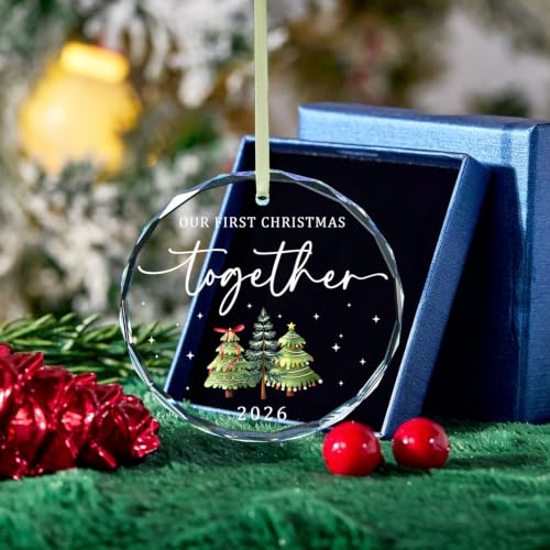 Image of Our First Christmas Together Ornaments 2026 Gifts for Couple Him Her