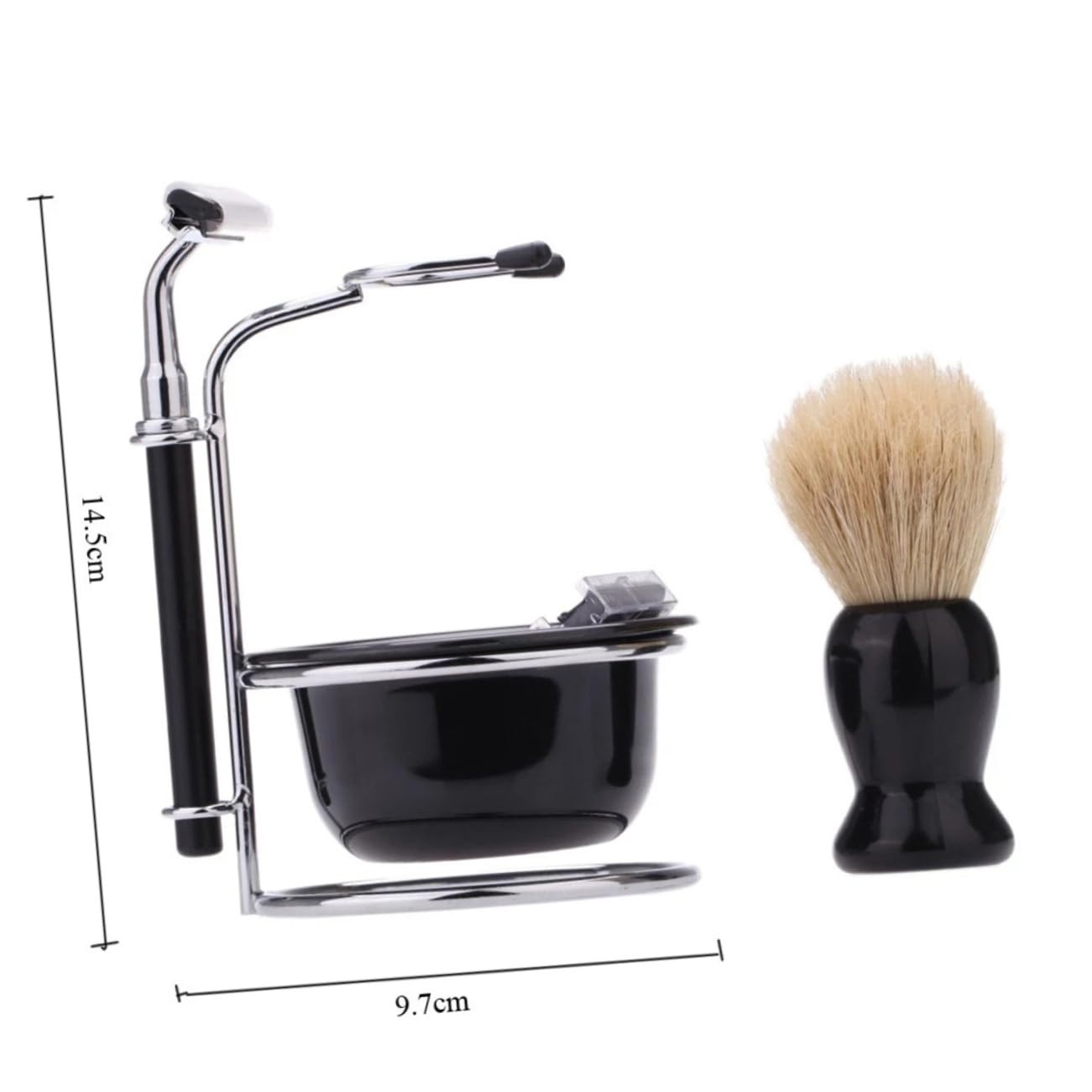 Kit Per La Della Maschile - Set Da Barba Per Uomo Set Con Sicurezza Pennello Da Barba Supporto Ciotola - Regali Per Papà Regali Per Fidanzato Regali Per Marito