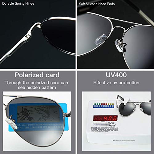 Image of GLEYEMOR Polarized Small Aviator Sunglasses for Small Face Women Men Juniors, 52mm