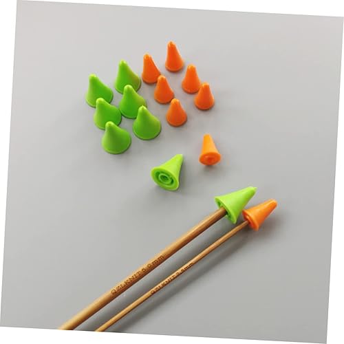 Miniatura 3 de COHEALI Kits de 20 unids Kit de tejido de punta de aguja Tapón Herramientas Agujas Cubierta de punto Kit de ganchillo Juego de herramientas de tejer