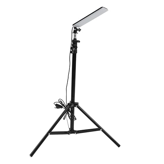 UBERSWEET LED Work Lamp, Adjustable Scaffolding Height Work Lamp, Commonly Used for Office Camp Dormitory