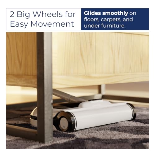 Image of Lifelong Multipurpose Manual Floor Sweeper with Rotating Brush Rollers | Ideal for Wooden Floors, Tiles, Marble, Carpets & Rugs | Quick Cleaning of Dust, Hair, Pet Hair & Crumbs