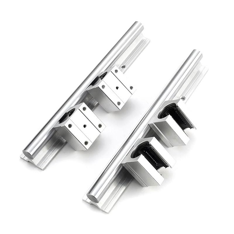 Kit de vis à billes: 2guides linéaires SBR16+ 4blocs coulissants SBR16UU+ 1vis à billes SFU1604 avec volant for gravure sur routeur CNC(SFU1605-SBR16UU,400mm)