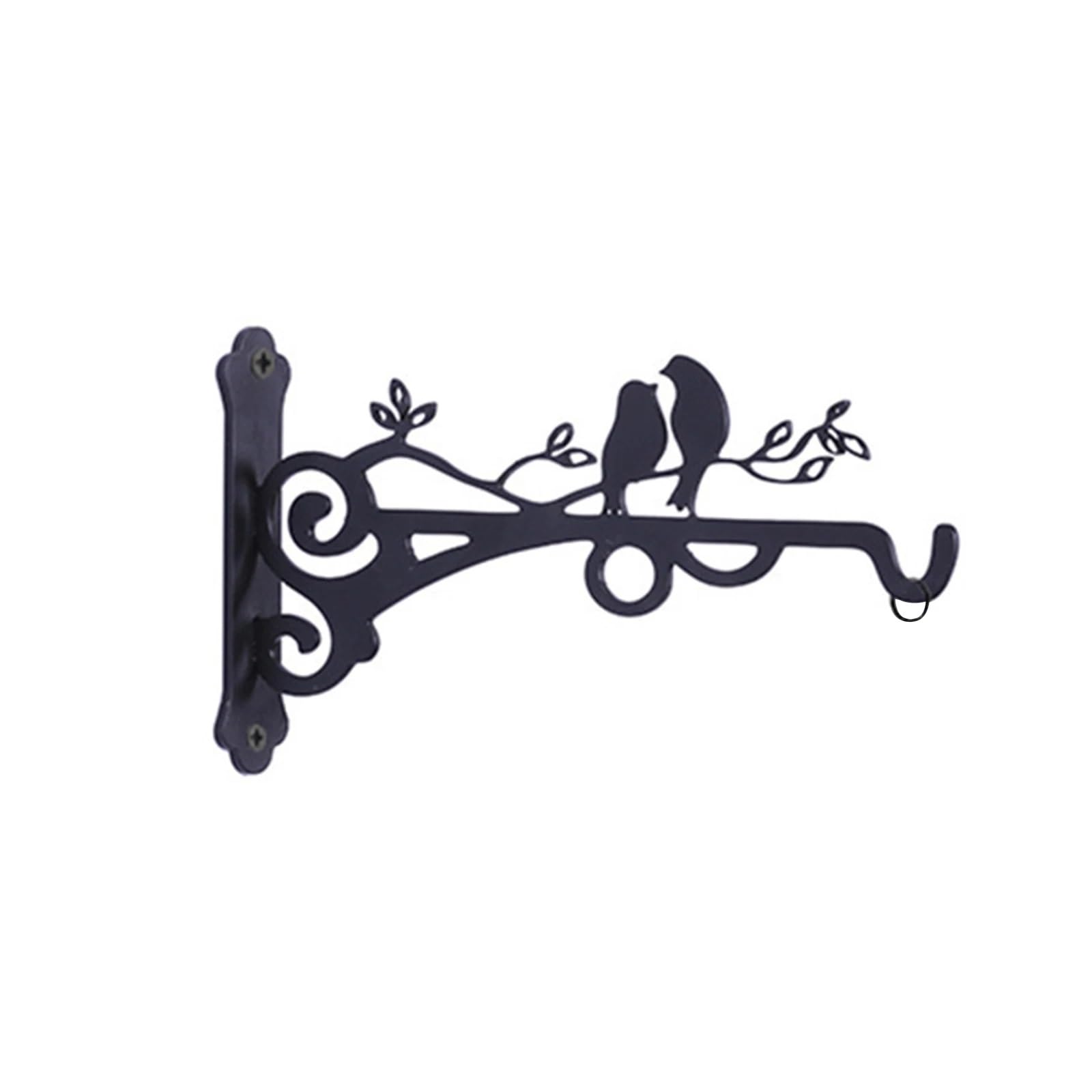 HUWOYG 2 Pcs Hanging Planter Bracket Outdoor Plant Hook Wall Mount for Lanterns Flower Hanger Bird Feeder Fence for Plants(Color 3)