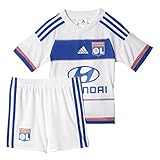 fußball trainingsanzug günstig  adidas OL H Mini – Jungen Trainingsanzug, weiß/blau/rot, Kinder, OL H Mini, Weiß/Blau/Rot, 92